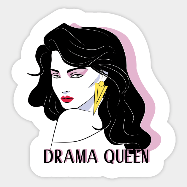 Drama Queen Sticker by gatopeculiar